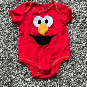 3-6 month Elmo onesie